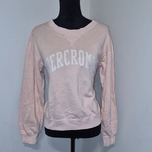 Abercrombie & Fitch Light Pink Crew Neck Sweater